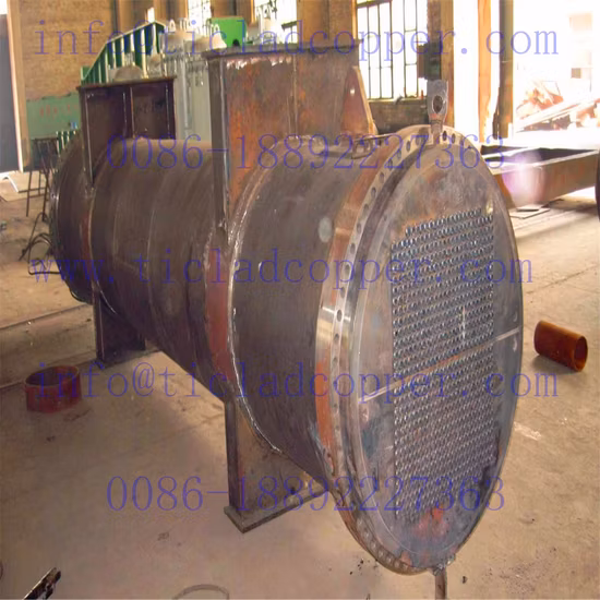 Folha de tubo de titânio profissional para trocador de calor/ placa de tubo de aço